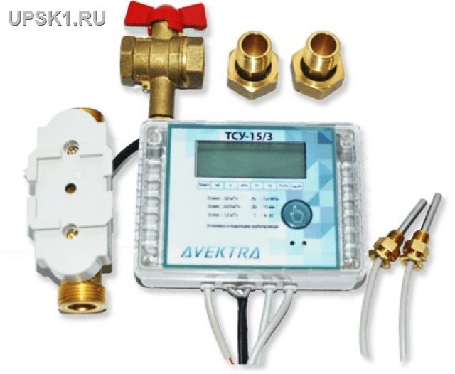 Просмотр фото... Квартирный ультразвуковой Теплосчетчик Авектра ТСУ-15