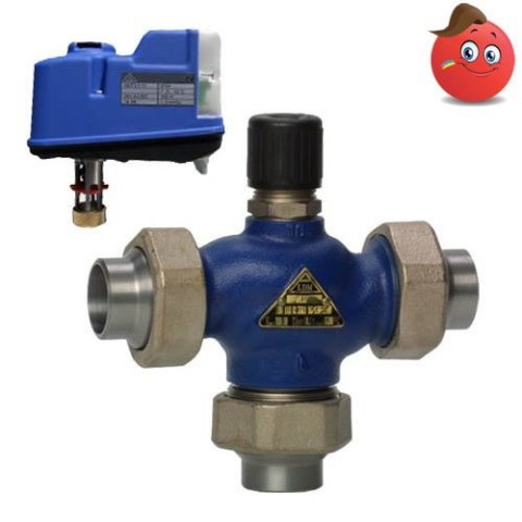 Просмотр фото... Клапан двухходовый RV111 2338 16/150-15/T 15 мм (муфтовое соединение) Клапан регулирующий двухходовый LDM