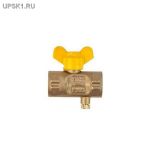 Подробнее... Кран шаровый газовый трехходовой М20*1,5 — М20*1,5 (внутренняя — внутренняя) Росма