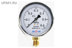Подробнее... Манометр ЭКОМЕРА МД93-100мм 0..0,6 МПа G1/2, (Гидрозаполненный)