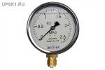 Подробнее... Манометр ЭКОМЕРА МД93-100мм 0..2,5МПа G1\2 (Гидрозаполненный)